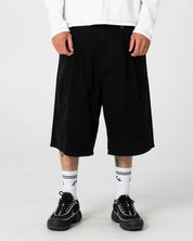 RUSTY ENIGMA PLEATED SHORT – BLACK