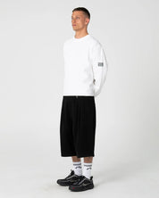 RUSTY ENIGMA PLEATED SHORT – BLACK
