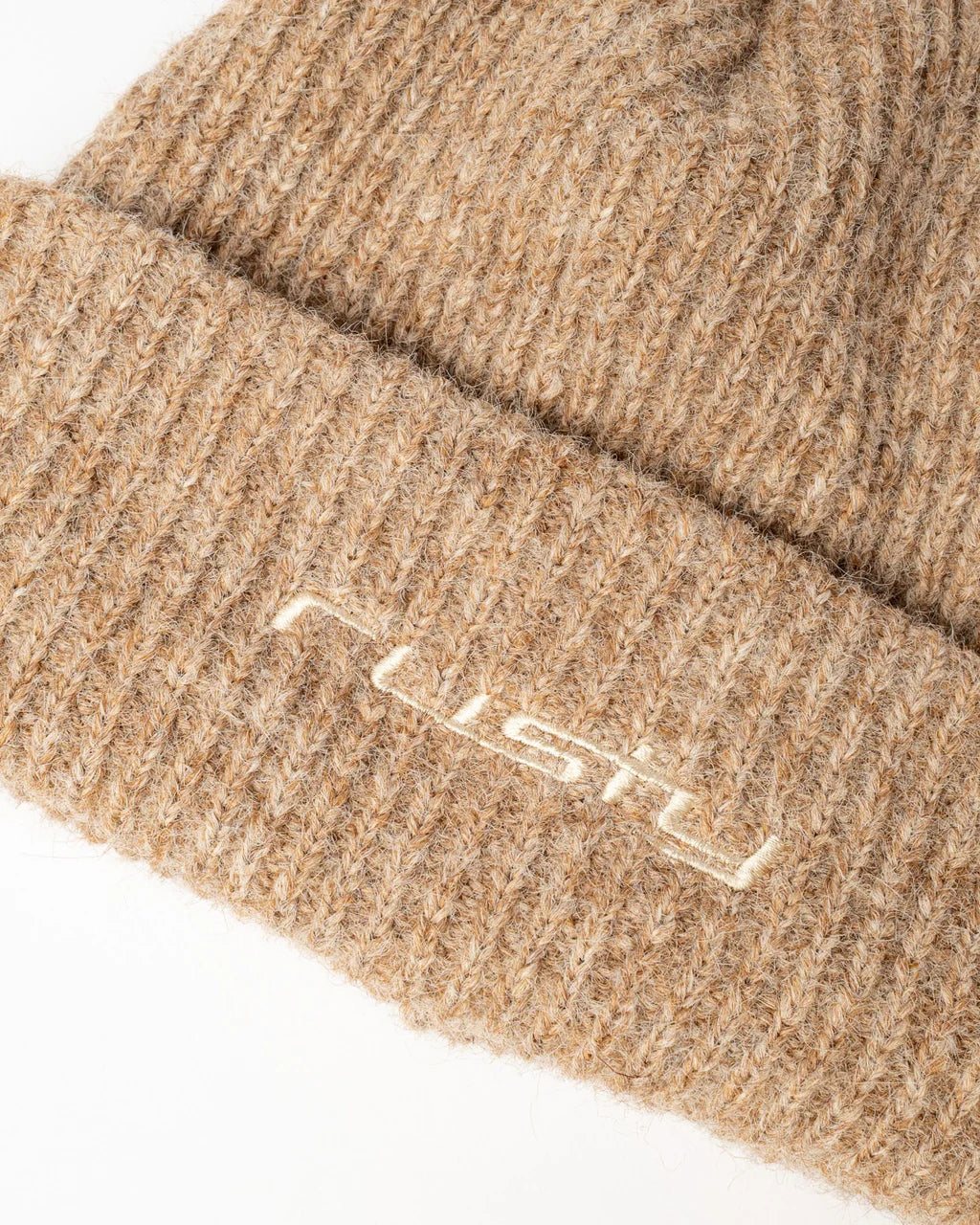 RUSTY FEELIN FUZZY BEANIE WOMENS SOFT KNIT WINTER BEANIE TAUPE