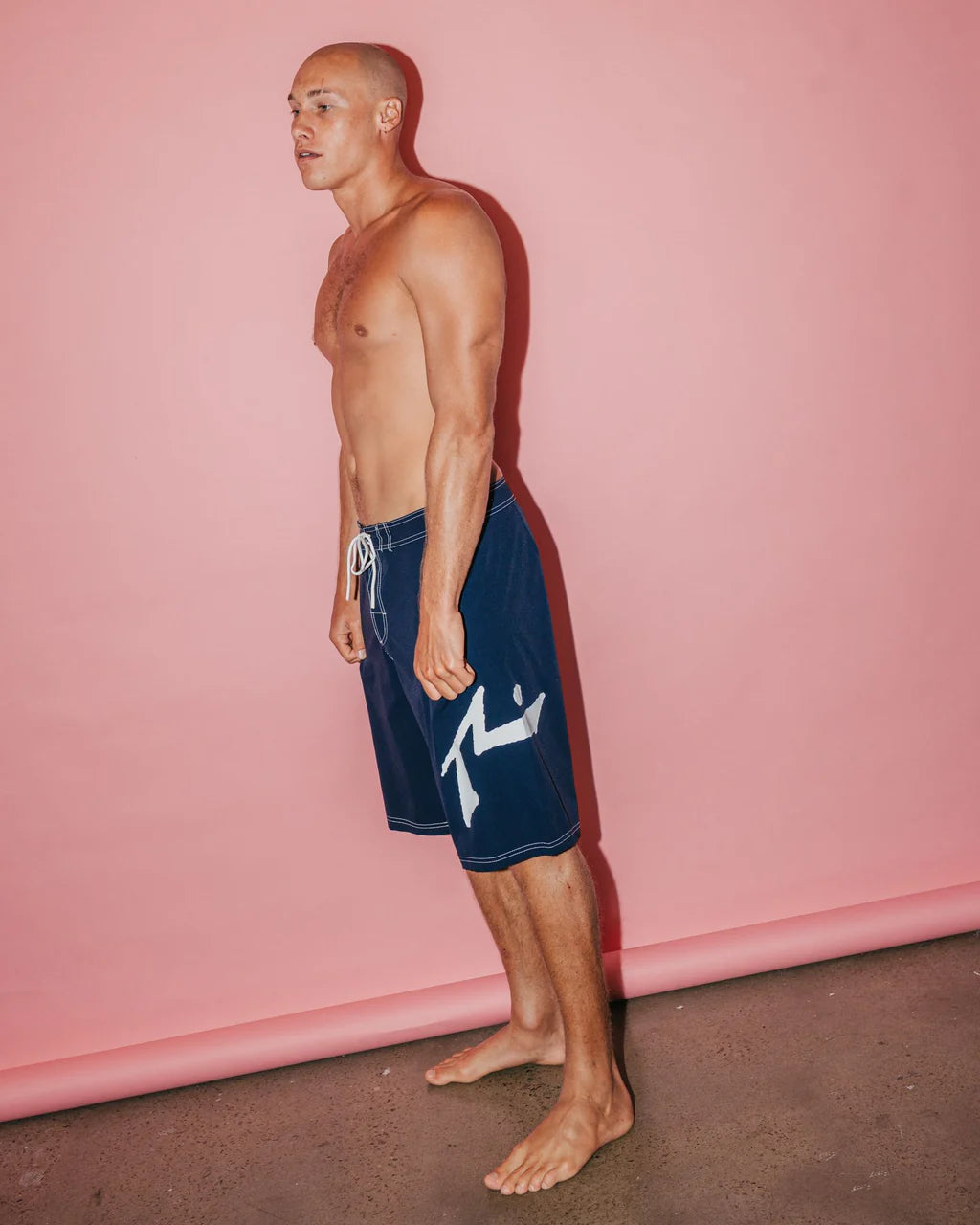 RUSTY FIXED COMPETITION REVOLUTION 23" BOARDSHORT – MENS PERFORMANCE SHORT NAVY BLUE