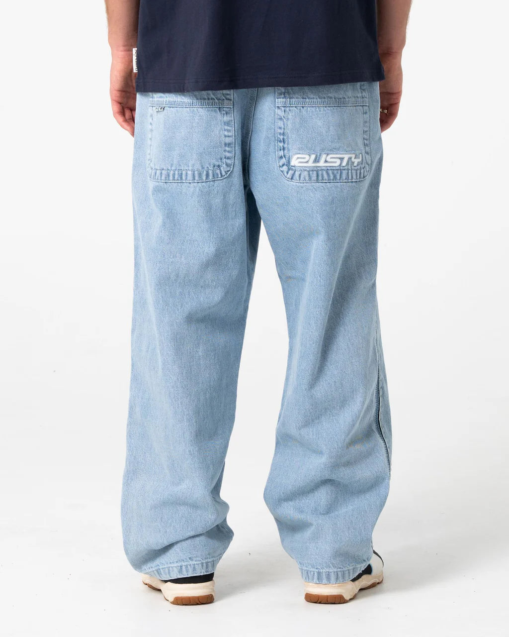 RUSTY FLIP DADDY 2.0 BAGGY JEAN – TRUE BLUE / GREY