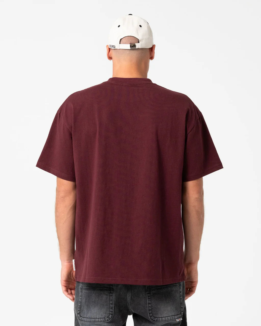 RUSTY FLIP DADDY 2.0 GRAPHIC TEE – BURGUNDY