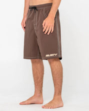 RUSTY FLIP DADDY 22" ELASTIC WAIST BOARDSHORT – MENS SURF SHORT JAVA