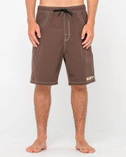 RUSTY FLIP DADDY 22" ELASTIC WAIST BOARDSHORT – MENS SURF SHORT JAVA