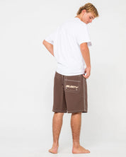RUSTY FLIP DADDY 22" ELASTIC WAIST BOARDSHORT – MENS SURF SHORT JAVA