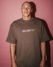 RUSTY FLIP DADDY GRAPHIC TEE – MENS COTTON SURF STREET LOGO T-SHIRT WHITE