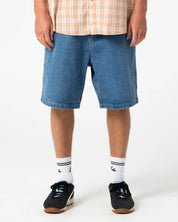 FLIP DADDY TAPELESS JORT - MIDDY BLUE