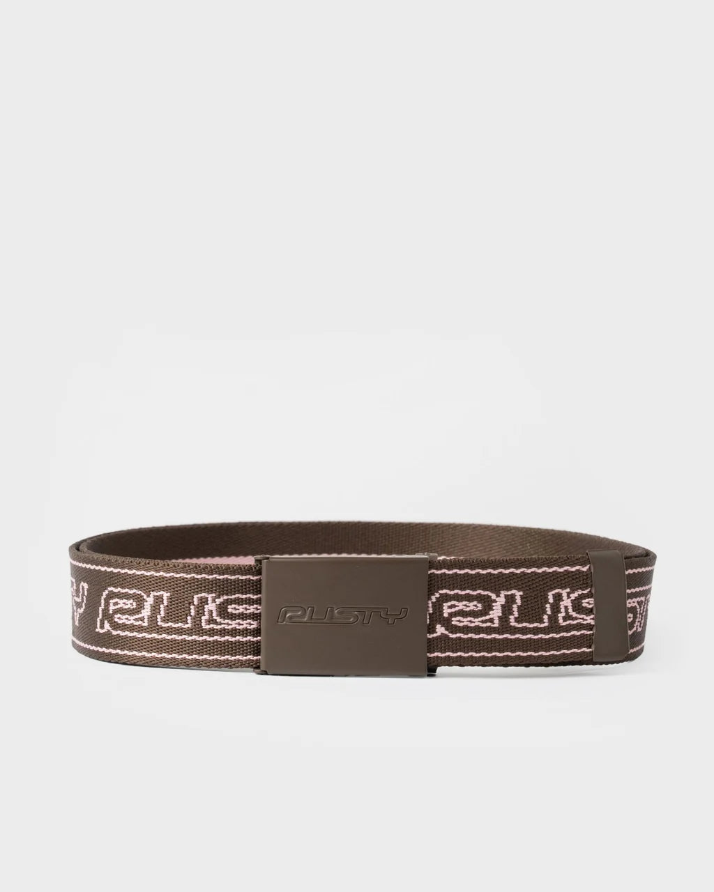 RUSTY FLIP MOMMY REVERSIBLE WEBBING BELT – JAVA / PINK