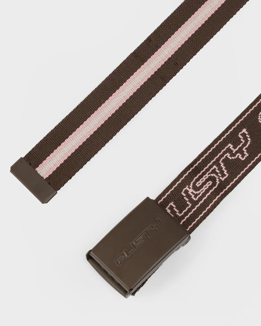 RUSTY FLIP MOMMY REVERSIBLE WEBBING BELT – JAVA / PINK