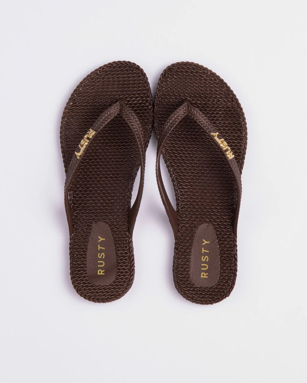 RUSTY FLIP OUT THONG SANDALS – WOMENS SUMMER BEACH FOOTWEAR PINECONE