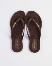 RUSTY FLIP OUT THONG SANDALS – WOMENS SUMMER BEACH FOOTWEAR PINECONE