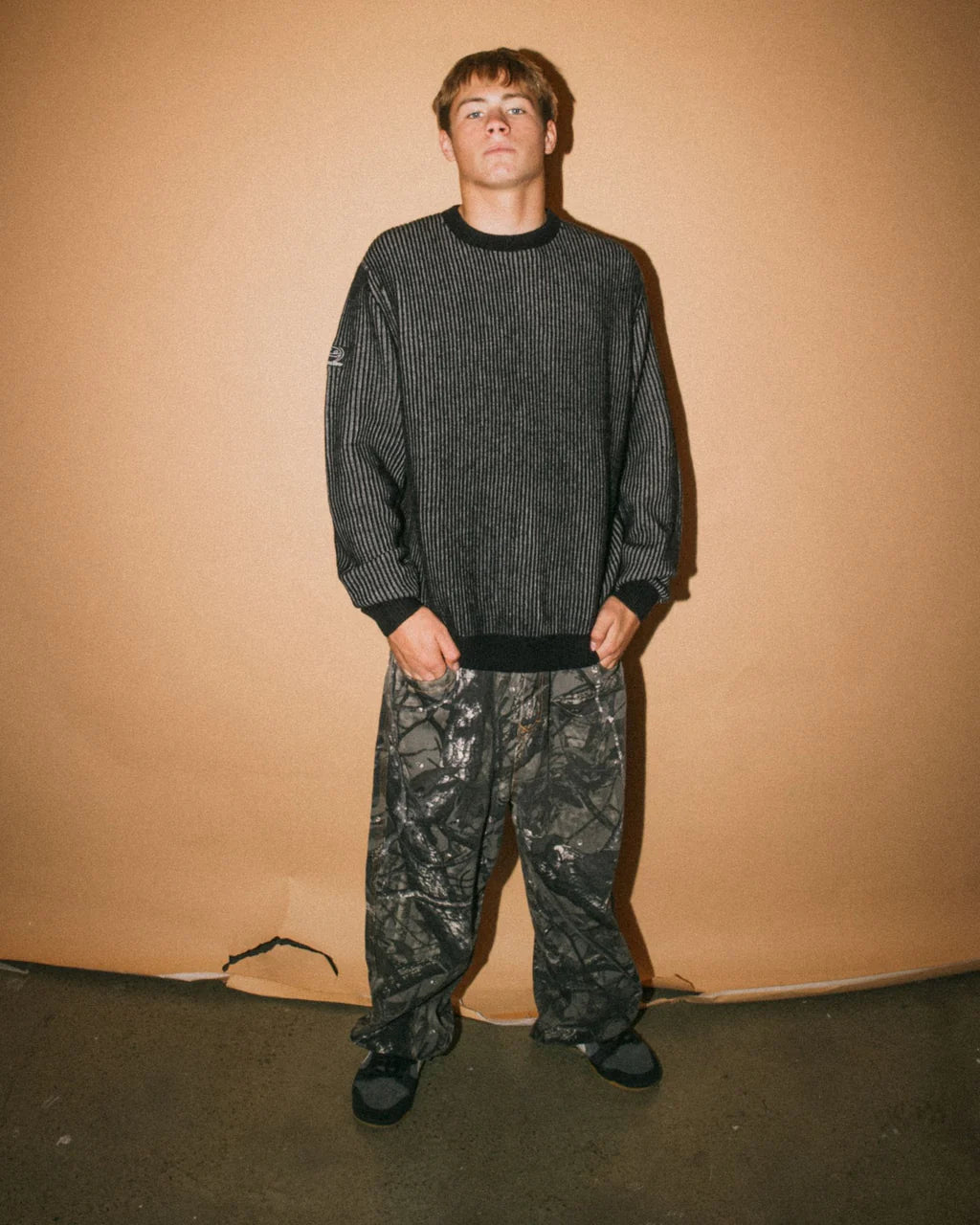 RUSTY FLIP RAMBO BAGGY CAMO PANT MENS CARGO PANTS CAMO