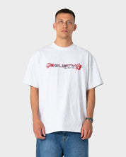 RUSTY FOUR BY FOUR GRAPHIC TEE – ECRU MARLE