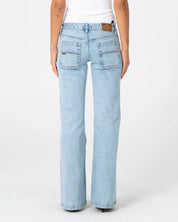 RUSTY FREIDA FLARE LOW RISE JEANS – TRUE BLUE