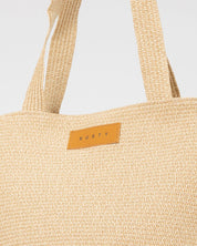 RUSTY GISELE STRAW BEACH BAG – NATURAL / CARAMEL