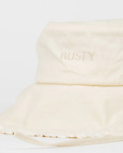 RUSTY GLEAM 2 WIDE BRIM BUCKET HAT – NATURAL