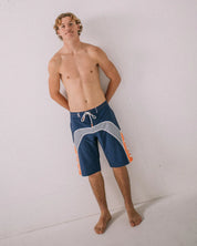 RUSTY GRIFFIN 22" BOARDSHORT MENS PERFORMANCE SURF SHORT – DARK BLUE