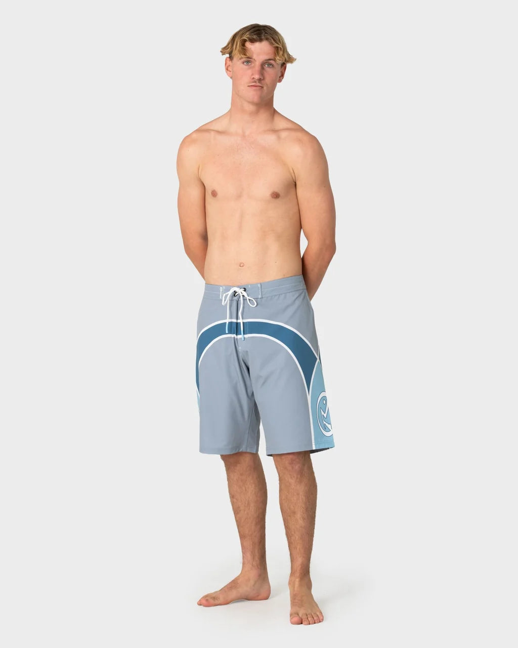 RUSTY GRIFFIN 22" BOARDSHORT – STONE GREY