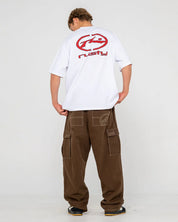 RUSTY GRIZZLY BAGGY CARGO PANT MENS UTILITY PANTS PINECONE