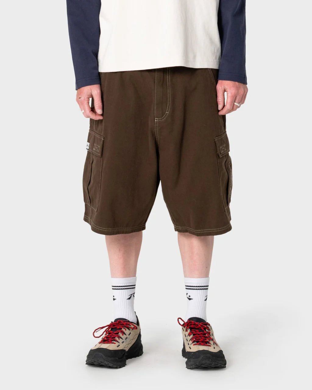 RUSTY GRIZZLY BAGGY CARGO SHORT – PINECONE