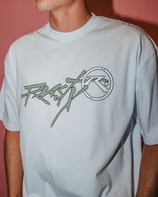 RUSTY HOODUS GRAPHIC TEE – MENS HEAVYWEIGHT COTTON SURF LOGO T-SHIRT WHITE