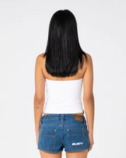 RUSTY HORNY DEVIL TUBE TOP – WHITE
