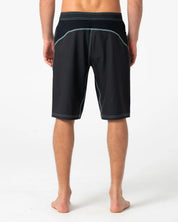 RUSTY HYDRO-SURGE 22" BOARDSHORT MENS PERFORMANCE SURF SHORT – BLACK