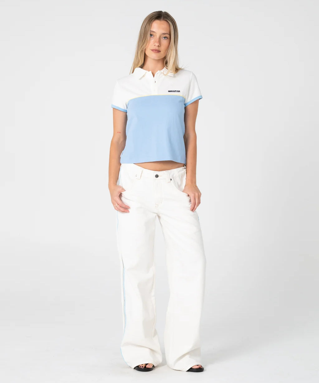 rusty-insert-dad-joke-baby-polo-retro-blue-white.webp