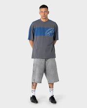 RUSTY KILL SWITCH GRAPHIC OVERSIZED TEE – STEEL