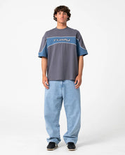 RUSTY KINETIC PANEL HEAVY TEE – STEEL