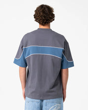 RUSTY KINETIC PANEL HEAVY TEE – STEEL