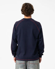 RUSTY KURUPT HEAVY LONG SLEEVE TEE – NAVY BLUE