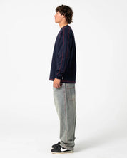 RUSTY KURUPT HEAVY LONG SLEEVE TEE – NAVY BLUE