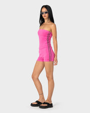 RUSTY LAMAR TOWELLING BOOTY SHORT – FUCHSIA PINK