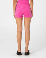 RUSTY LAMAR TOWELLING BOOTY SHORT – FUCHSIA PINK