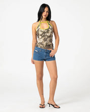 RUSTY LEMMY DENIM MICRO MINI SHORTS – MIDDY BLUE