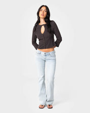 RUSTY LINDSAY LUV LOW RISE BOOT LEG JEAN – WOMENS