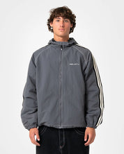 RUSTY LOCK OUT HOODED JACKET – STEEL BLUE