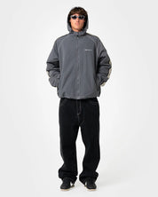 RUSTY LOCK OUT HOODED JACKET – STEEL BLUE