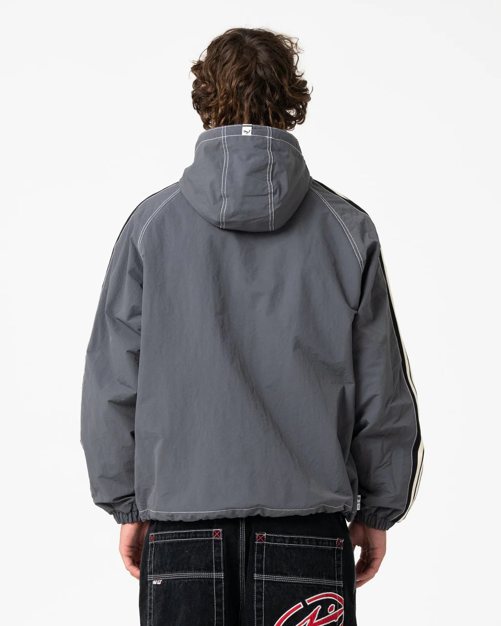 RUSTY LOCK OUT HOODED JACKET – STEEL BLUE