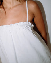 RUSTY MARY WEATHER MINI DRESS WOMENS CASUAL SUMMER DRESS – WHITE