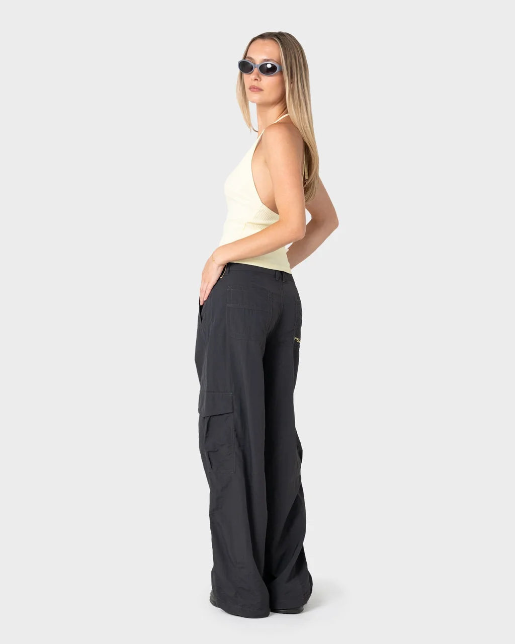 RUSTY MELROSE LOW RISE CARGO PANT – CARBON