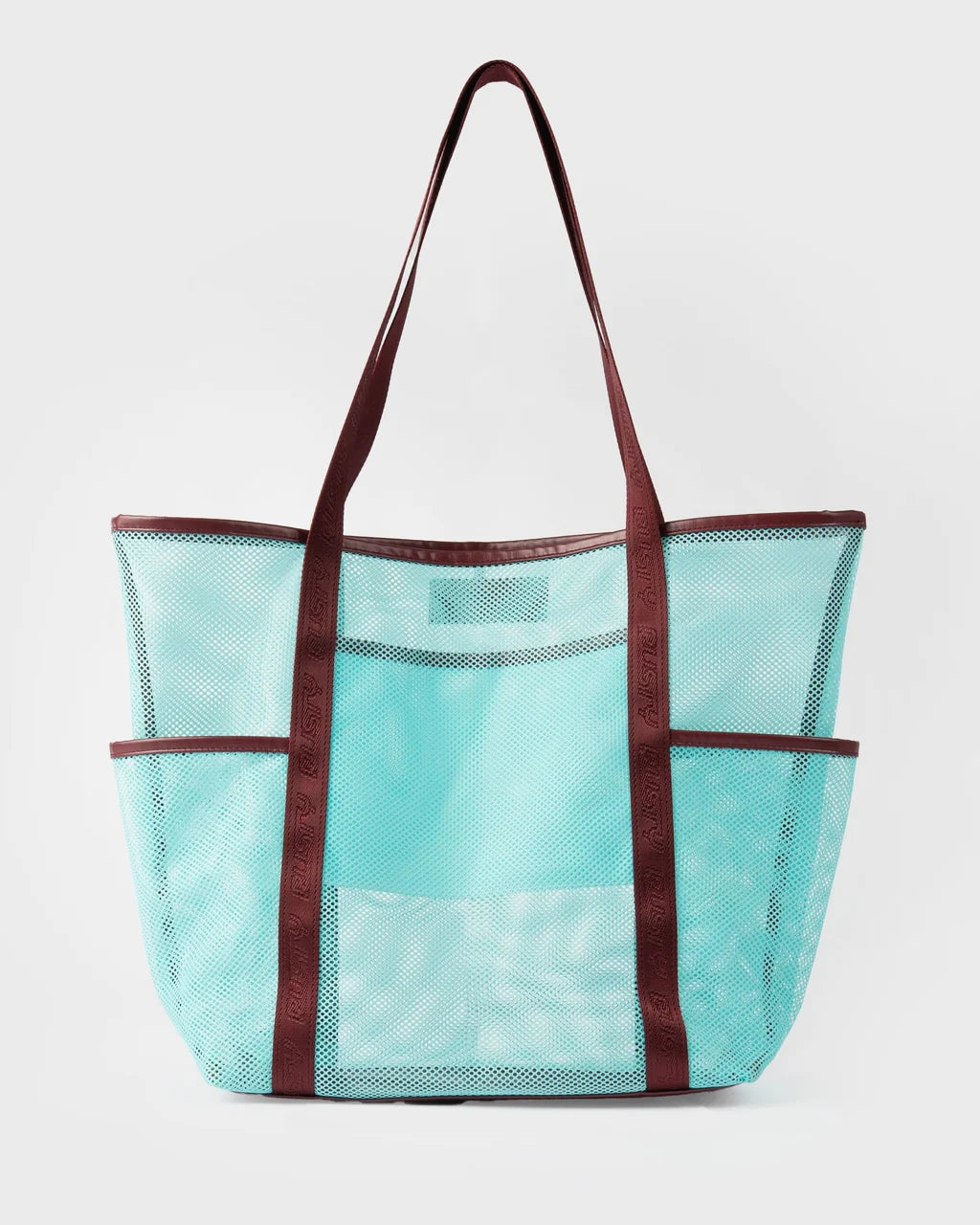 RUSTY MESHELLE TOTE BAG – BURGUNDY