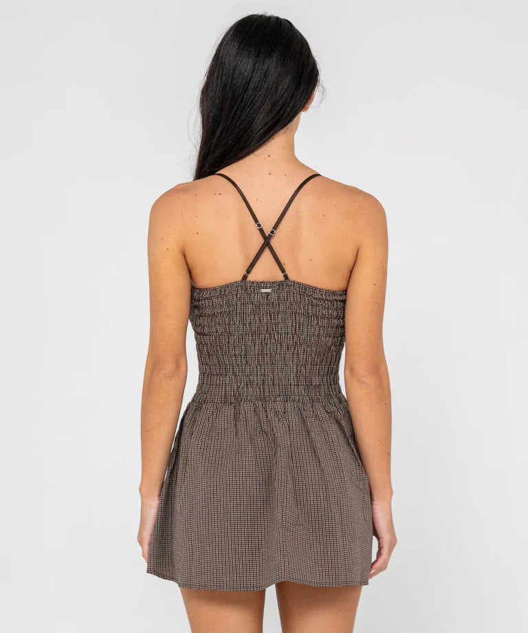 rusty-mimi-bubble-mini-dress-java-plaid1.webp