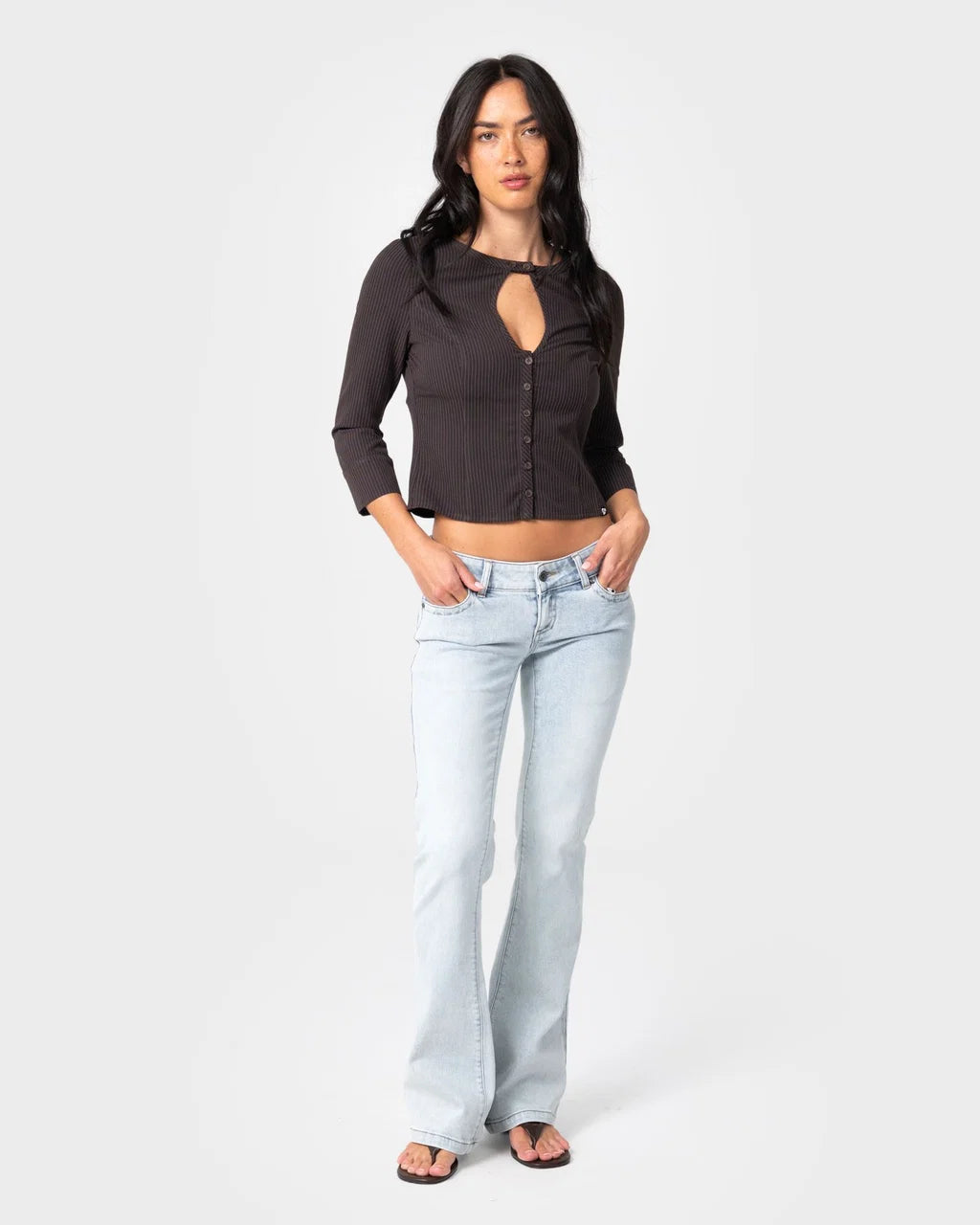 RUSTY LINDSAY LUV LOW RISE BOOT LEG JEAN – WOMENS
