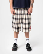 RUSTY MISTA CHECKYA BAGGY SHORT – PINECONE