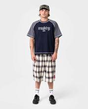 RUSTY MISTA CHECKYA BAGGY SHORT – PINECONE