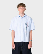 RUSTY MORNING GLORY GRAPHIC SHIRT – SKY BLUE