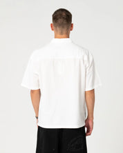 RUSTY MORNING GLORY GRAPHIC SHIRT – WHITE