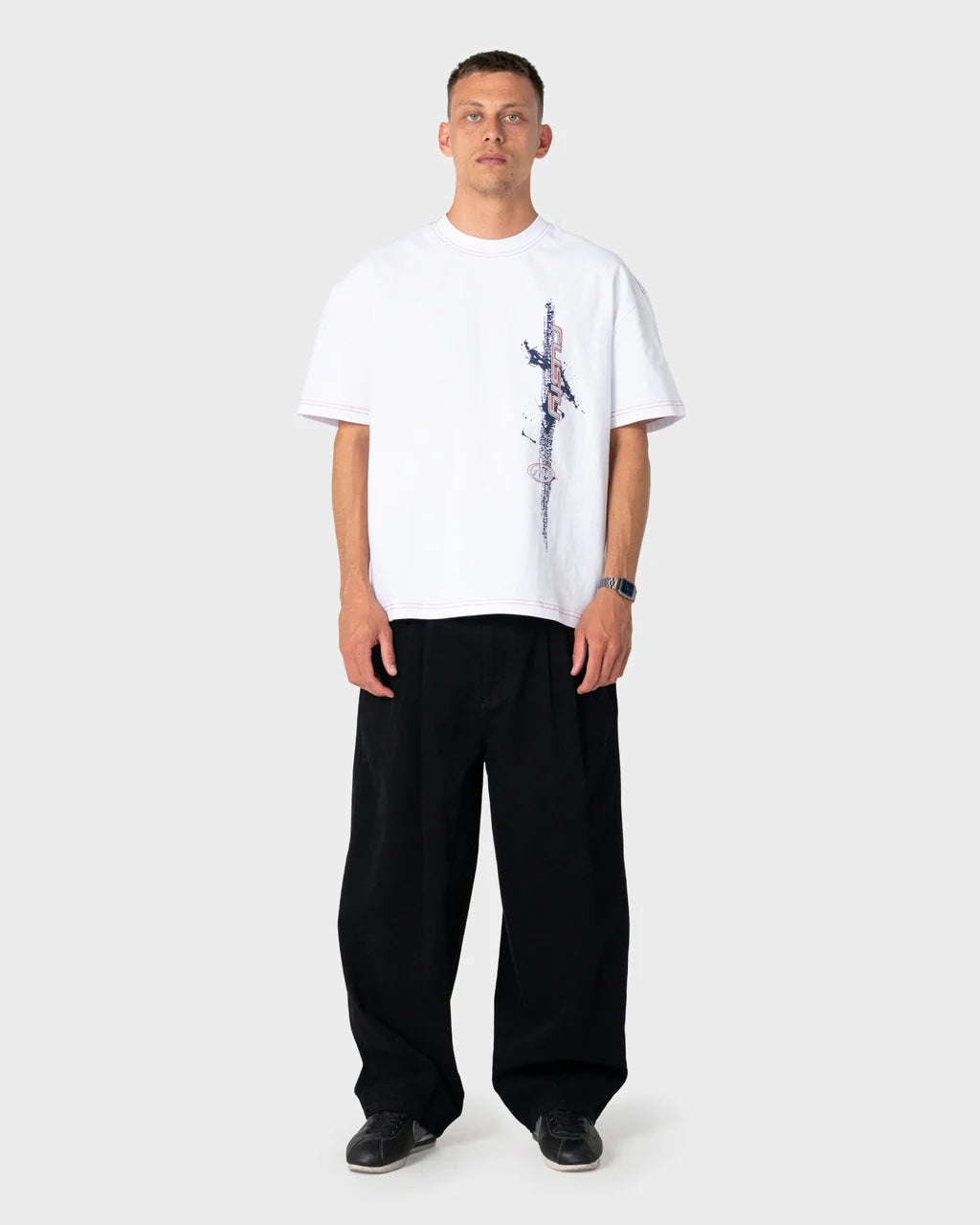 RUSTY MORNING GLORY GRAPHIC TEE – WHITE